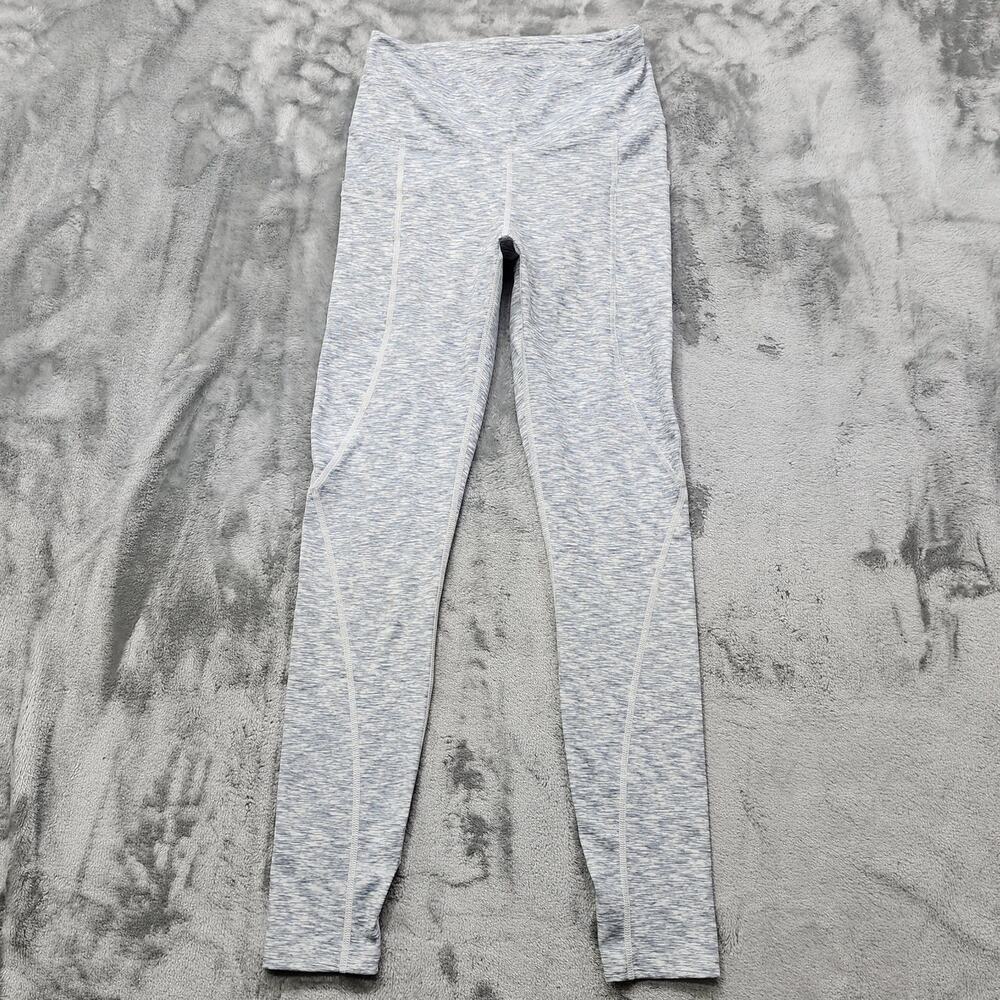 TESLA Leggings Womens M Gray Yoga High Waist Pocket Ankle Athletic Workout‎ Yoga